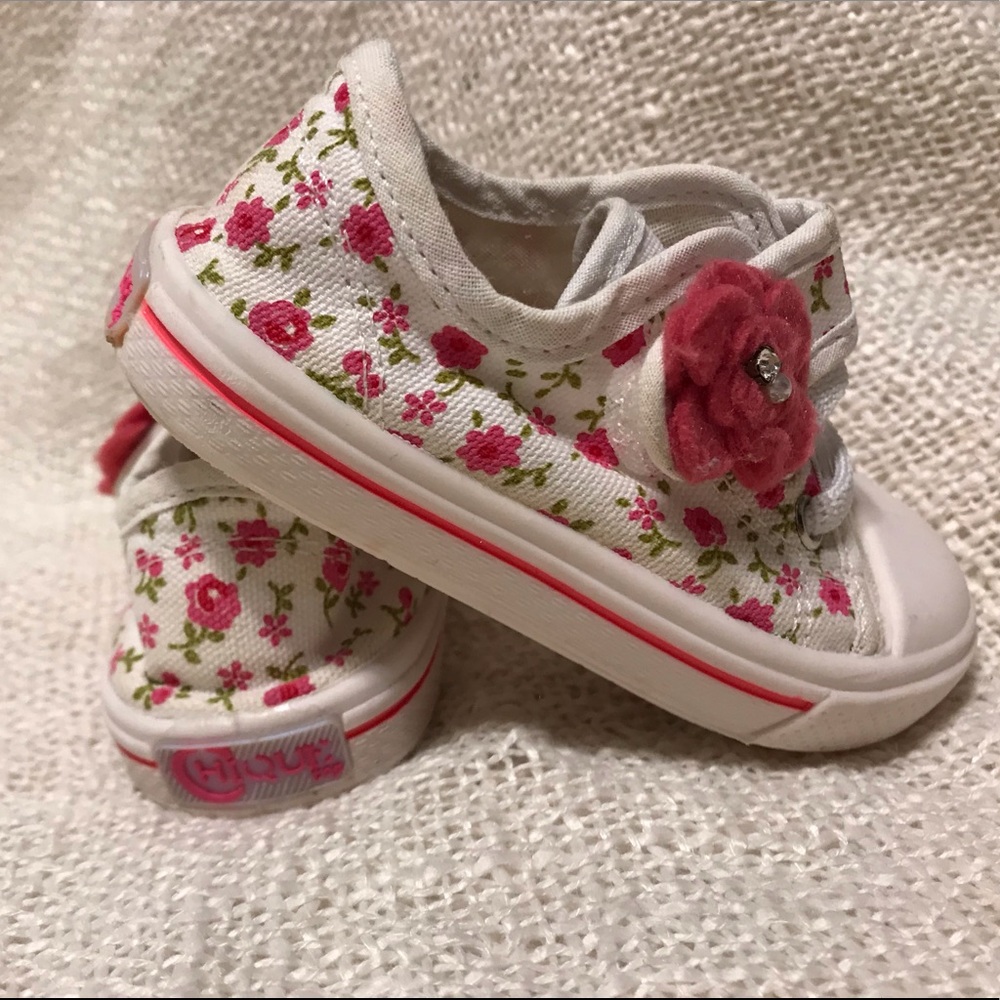 Flower sneakers